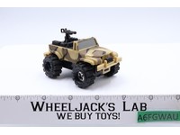 Tinco Peachtree STOMPER Battle Ready Armed Jeep TAN 1990s Vtg Not Working