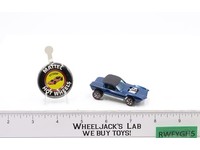 Python Dark Blue w/ Black Roof 1967 1968 Hot Wheels Mattel Vtg Redline w/ Button