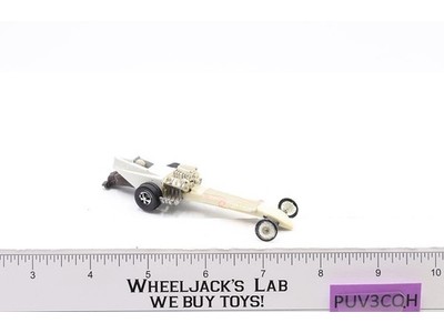 Snake I Fuel Dragster White 1970 Hot Wheels Mattel Vintage Blackwall