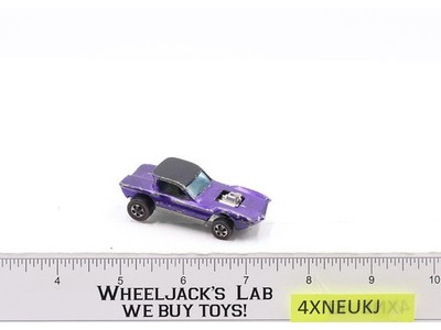 Python PURPLE w/ Black Roof 1967 1968 Redline Hot Wheels Mattel Vintage RL HK