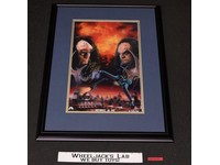 Testament by Fire AUTOGRAPHED Robert O'Reilly & JG Hertzler 8x10 B&W Photograph