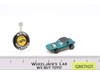 Python Teal Green w/ White Int 1967 1968 Hot Wheels Mattel Vtg Redline w/ BUTTON