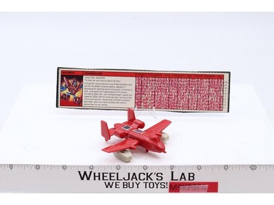Powerglide 100% Complete 1985 Action Figure G1 Transformers A-10 Thunderbolt