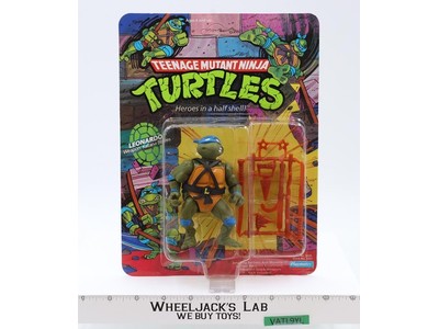 Leonardo 10-Back Teenage Mutant Ninja Turtles TMNT Playmates Action Figure MOSC
