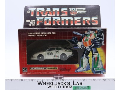 Wheeljack 100% Complete W/ BOX & INSERT 1985 Vintage G1 Transformers Figure