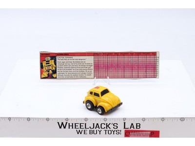 Bumblebee Yellow 100% Complete 1984 G1 Transformers Vintage Hasbro Action Figure