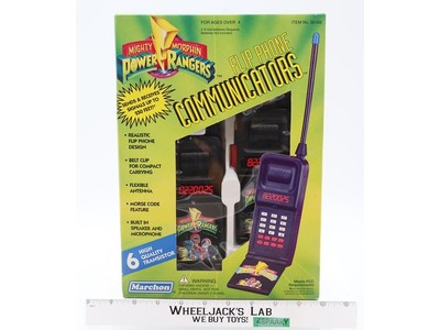 Flip Phone Communicators Mighty Morphin Power Rangers 1994 Marchon NEW SEALED