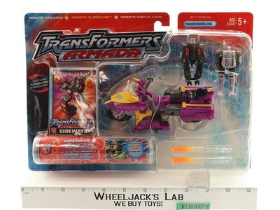 Sideways W/ Crosswire Transformers Armada 2002 Hasbro Action Figure NEW SEALED