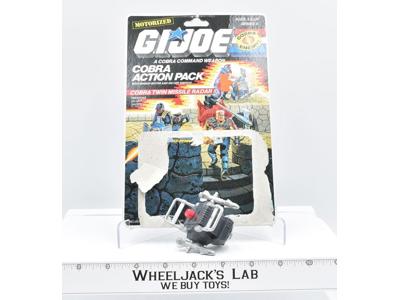 Cobra Twin Missile Radar W/Cardback Motorized Action Pack 1988 GI Joe Cobra ARAH
