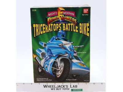 Triceratops Battle Bike MMPR Power Rangers 1993 Bandai Action Figure Vehicle