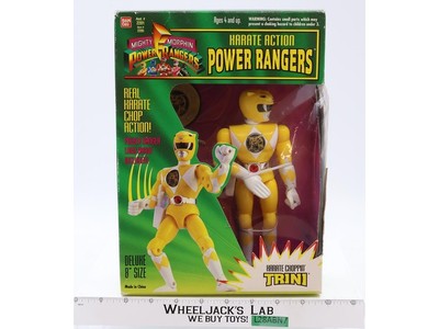 Karate Action Yellow Ranger Mighty Morphin Power Rangers 1994 Bandai NEW SEALED