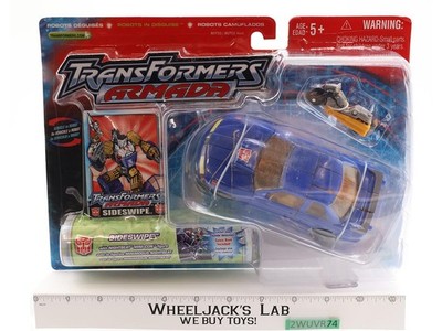 Sideswipe Transformers Armada 2003 Hasbro Action Figure NEW MISB SEALED
