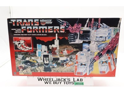 Metroplex W/BOX & INSERT 100% Complete 1985 Vintage G1 Transformers Figure