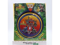 3D Flying Disc Frisbee Mighty Morphin Power Rangers 1994 Spectra Star NEW SEALED