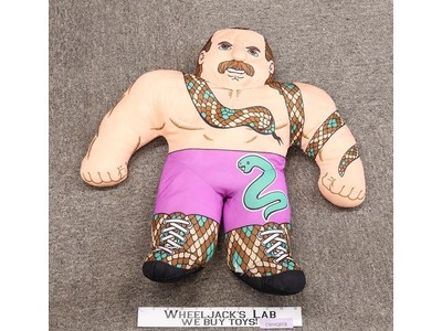 Jake the Snake Wrestling Buddies 22" WWF WWE Wrestling Tonka 1990 Vintage