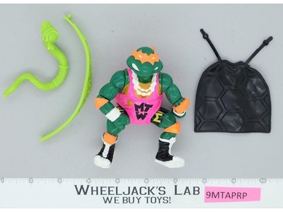 Shell Slammin' Mike 100% Complete Teenage Mutant Ninja Turtle 1991 Playmates