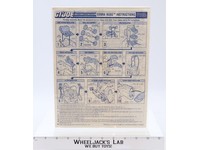Cobra Bugg 1988 ORIGINAL Instructions Blueprints G.I. Joe Hasbro Action Figure