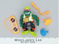 Rappin' Mike 100% Complete Teenage Mutant Ninja Turtle TMNT 1991 Playmates