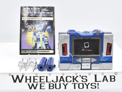 Soundwave ~ 100% Complete 1985 Hasbro G1 Transformers Action Figure W MANUAL