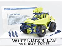 Badger 100% Complete 1991 Gi Joe Vintage Action Figure Vehicle Hasbro