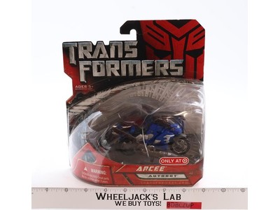 Blue Arcee Transformers Movie Target Exclusive 2007 Hasbro Figure NEW SEALED