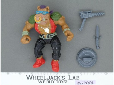 Bebop HARD HEAD 100% Complete Teenage Mutant Ninja Turtles Playmates 1988 Figure