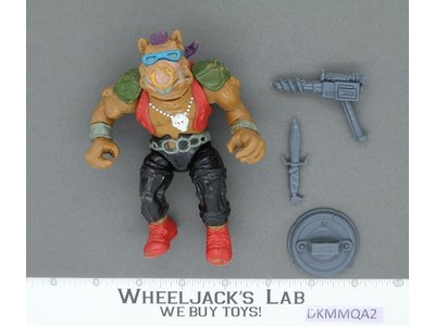 Bebop HARD HEAD 100% Complete Teenage Mutant Ninja Turtles Playmates 1988 Figure