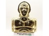 GOLD C-3PO Action Figure Storage Case Star Wars 1983 Kenner Vintage