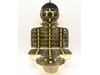 GOLD C-3PO Action Figure Storage Case Star Wars 1983 Kenner Vintage