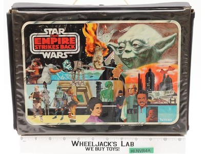 Star Wars Empire Strikes Back W/2 Trays Vinyl Collector's Case 1982 Kenner Vtg