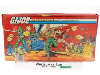 GI Joe Collectors Case W/ TRAYS Holds 24 Action Figures 1984 Tara Toy Accessory