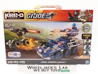 GI Joe Cobra Armored Assault 256 Pcs Kreon x3 Kre-O A3364 Hasbro Toys R Us NEW