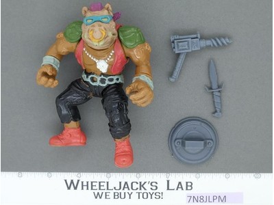 Bebop SOFT HEAD 100% Complete Teenage Mutant Ninja Turtles Playmates 1988 Figure