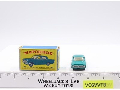 Ford Zephyr No. 33 Lesney Matchbox Series 1960's Made In England Original Box