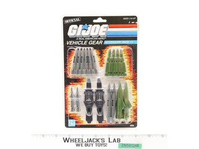 Vehicle Gear Accessory Pack #1 GI Joe 1986 Hasbro Figure MOSC SEALED NEW