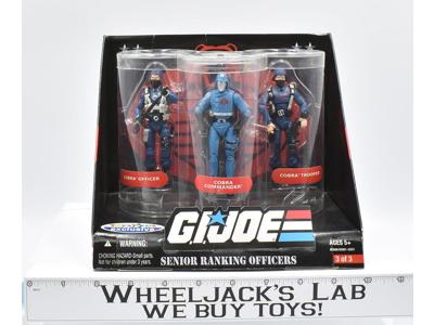 Senior Ranking Officers 3 of 3 GI Joe Cobra 25th Anniversary New MISB TRU Hasbro