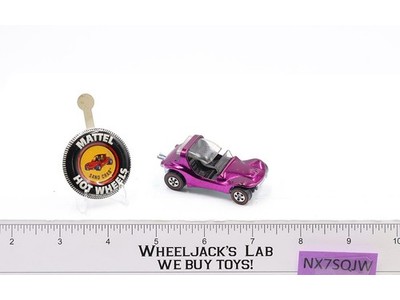 Sand Crab Magenta 1969 1970 Redline Hot Wheels Mattel Vintage RL w/ Button NM