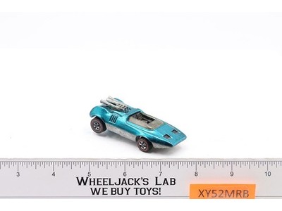 Peeping Bomb AQUA 1969 1970 Redline Hot Wheels Mattel Vintage RL