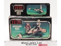 Speeder Bike 100% Complete W/Box Star Wars ROTJ 1983 Kenner Vehicle MIB