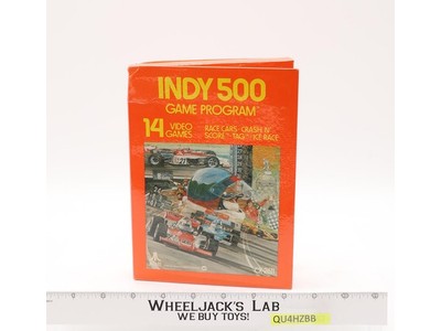 Indy 500 Atari 2600 Video Game Program + Cartridge