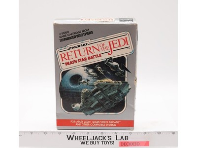 Star Wars Return of the Jedi Death Star Battle ATARI 2600 1983 Parker Brothers