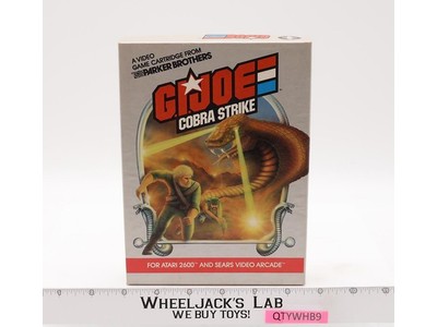 GI Joe Cobra Strike ATARI 2600 1983 Parker Brothers Vintage Game Cartridge