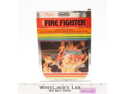 Fire Fighter W/ Box ATARI 2600 1982 Imagic Vintage Game Cartridge