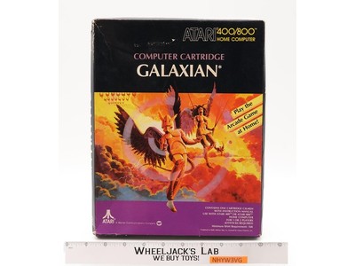 Galaxian Computer Program ATARI 400/800 1982 Vintage Game Cartridge