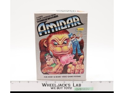 Amidar W/ Box + Manual ATARI 2600 1982 Parker Brothers Vintage Game Cartridge
