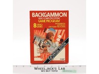 Backgammon Special Edition W/ Box + Manual ATARI 2600 1979 Vintage Cartridge