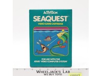 Seaquest W/ Box + Manual ATARI 2600 1983 Activision Vintage Game Cartridge