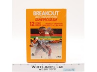 Breakout W/ Box + Manual ATARI 2600 1978 Vintage Game Cartridge