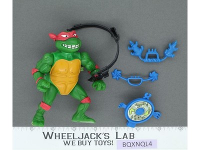 Breakfightin' Raphael Wacky Action 100% Complete TMNT 1989 Playmates Vintage