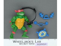 Breakfightin' Raphael Wacky Action 100% Complete TMNT 1989 Playmates Vintage